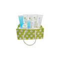 Collapsible Laguna Basket with White Collection